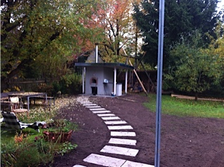 Jetzt noch Platten gelegt und ...