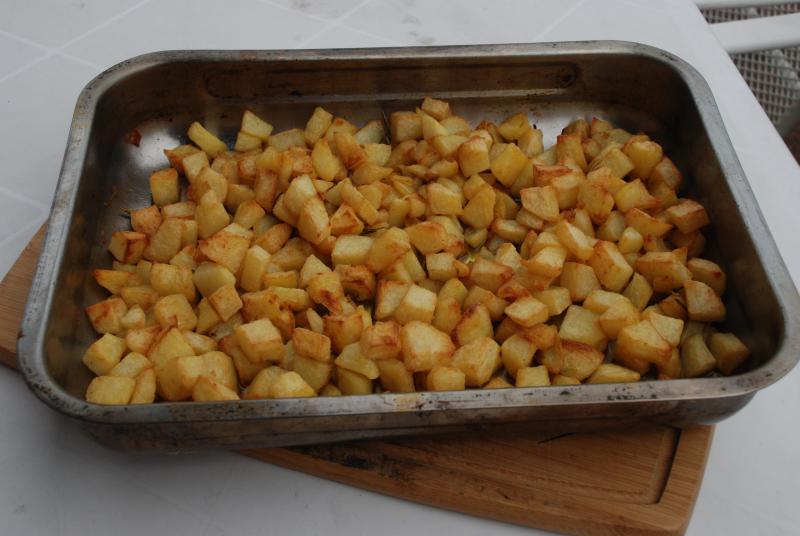 Die fertigen Kartoffeln