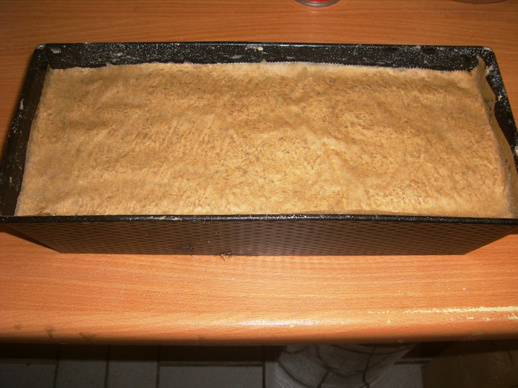 mit Backpapier abdecken