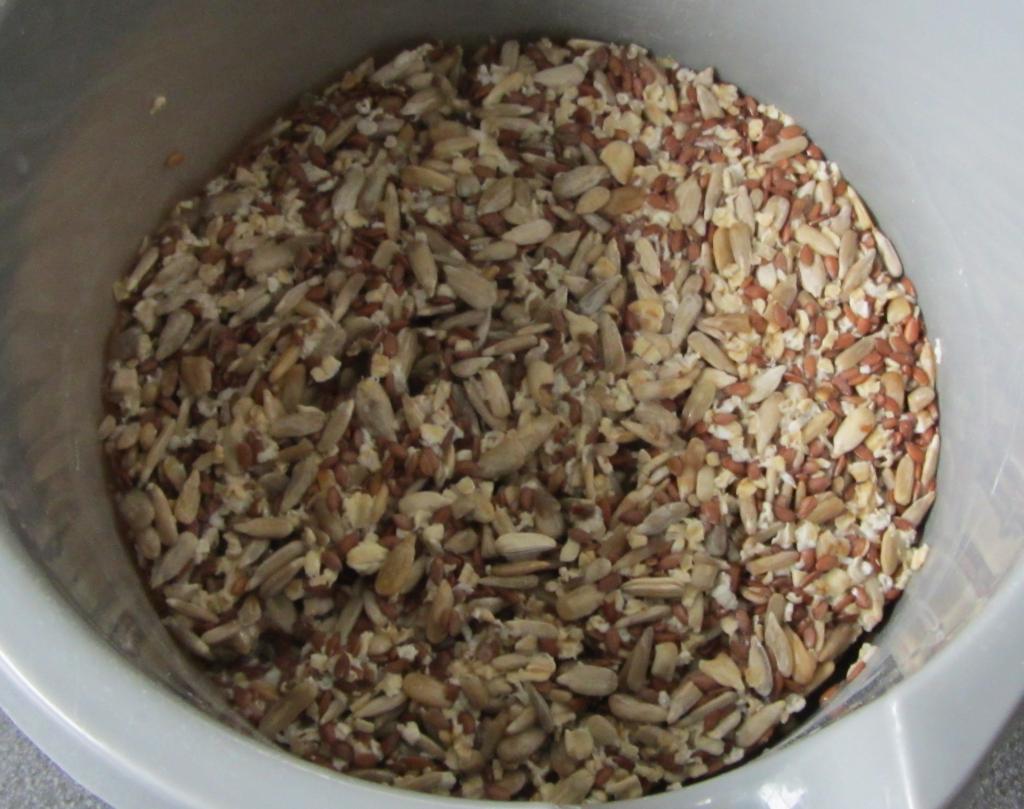 Quellstück nach 3h. Alles aufgesaugt.