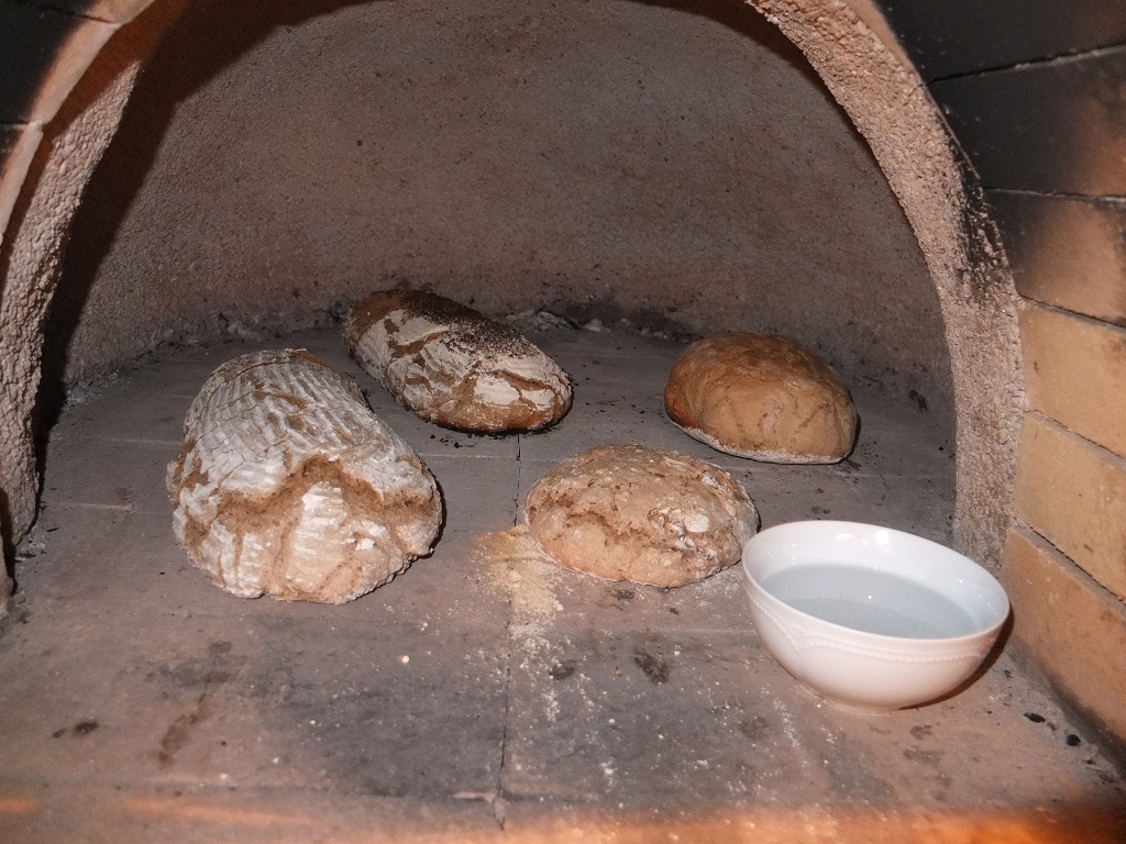 erst Pizza dann Restwärme für Brot genutzt :)