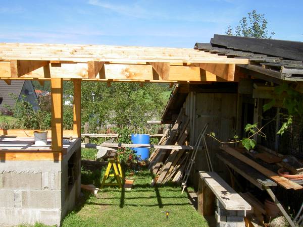 Das sind die 3 Meter Vorraum.