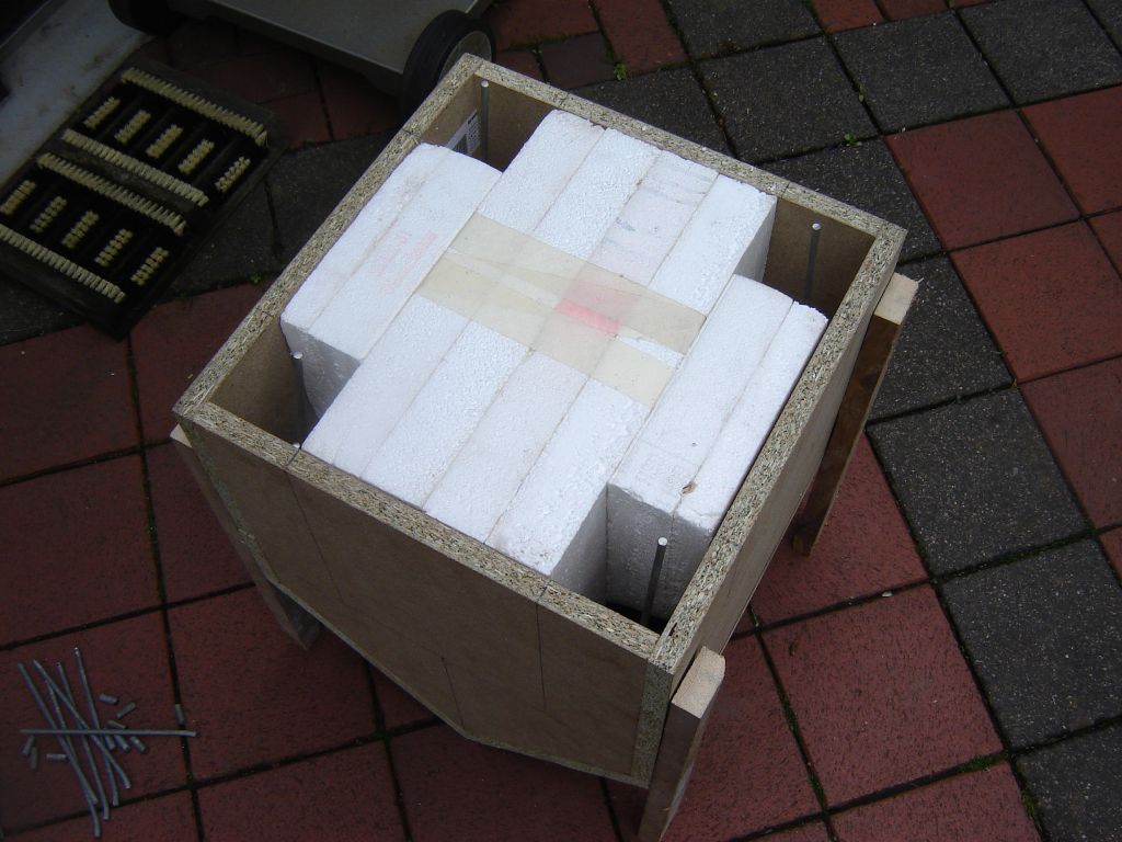 Hohlkörper eingebaut ...