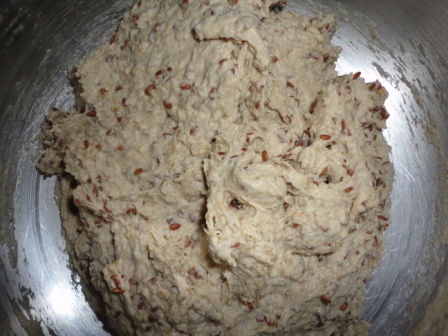 Das eigentlich angegebene Brot - in Teigform