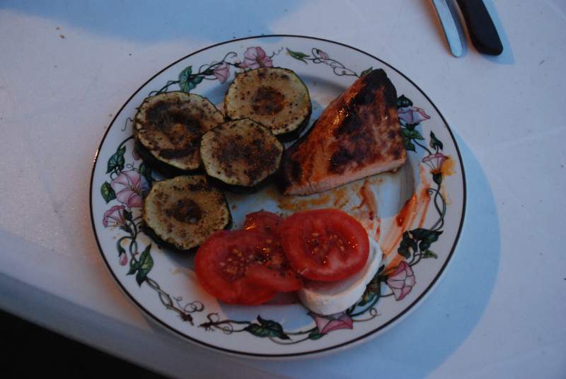 Die fertige Zucchini