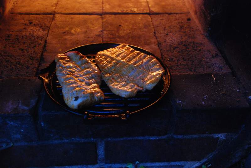 Steaks nach dem Drehen