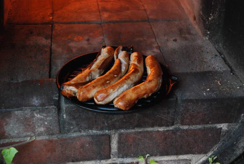 fertige Bratwurst