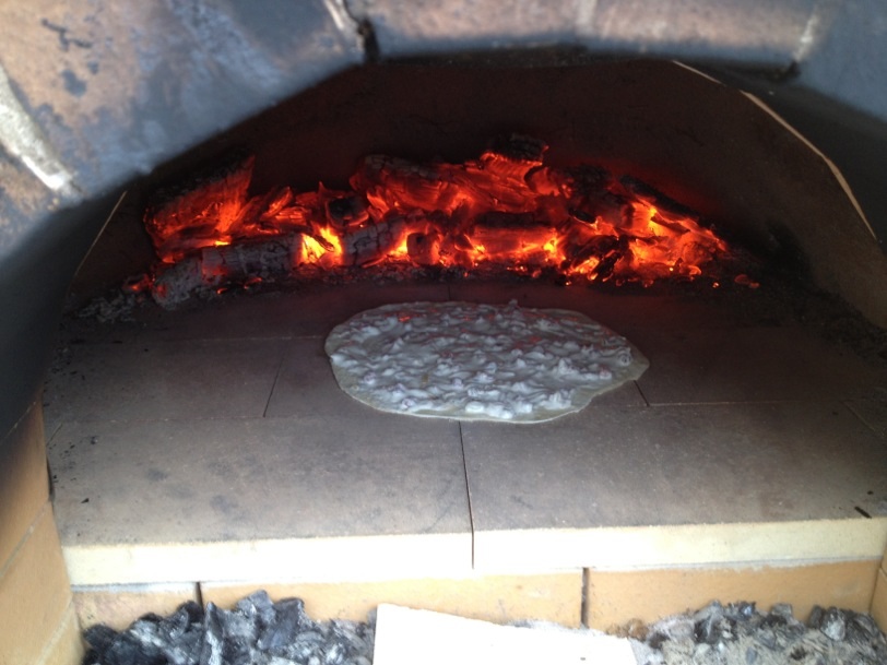 Der erste flammkuchen......