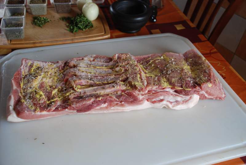 Salz und Fenchelsamen