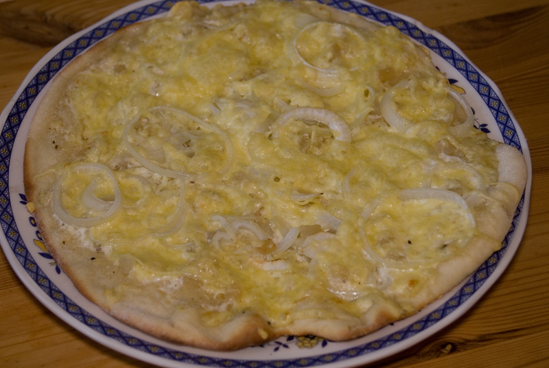 mein erster Flammkuchen