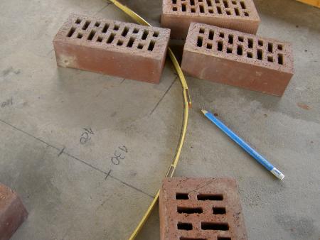 So habe ich die Innenlinie den Ofens abgebildet und angezeichnet.