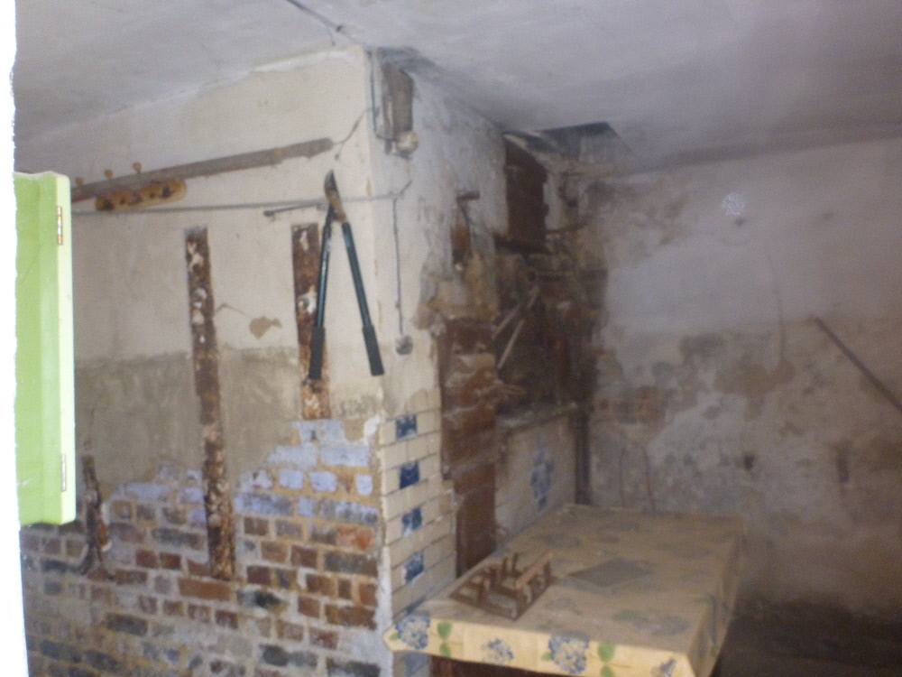 Der klägliche Rest des eigentlichen Backofens