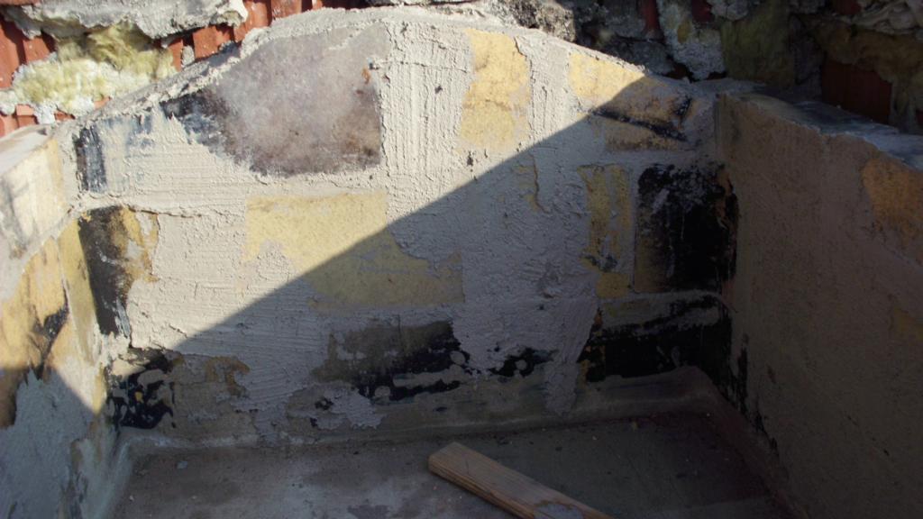 Hintere Steine Eingemauert.