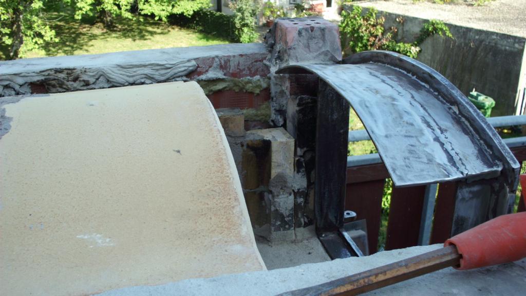 Zwischenraum für Kamin