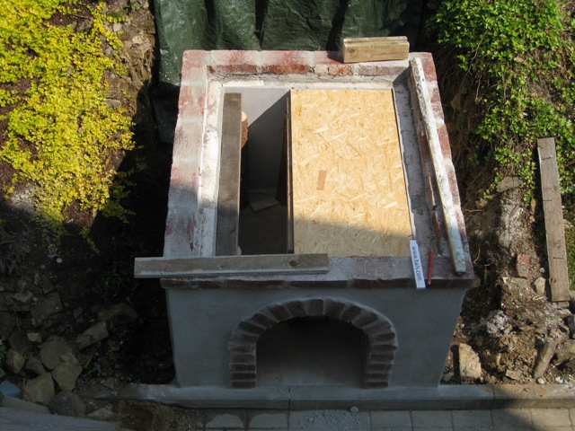 Beginn mit Deckenschalung