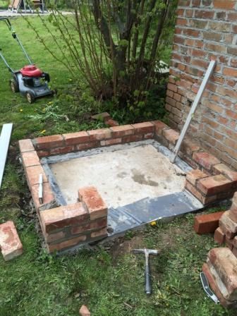 Die ersten Steine liegen:)