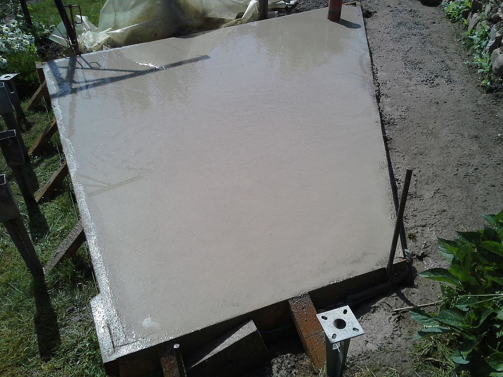 So sieht es dann fertig zum trocknen aus