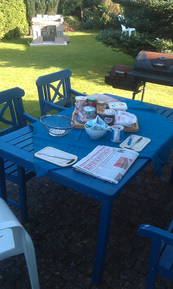 Sonntags beim Frühstück wird nix gemacht. ;-)
