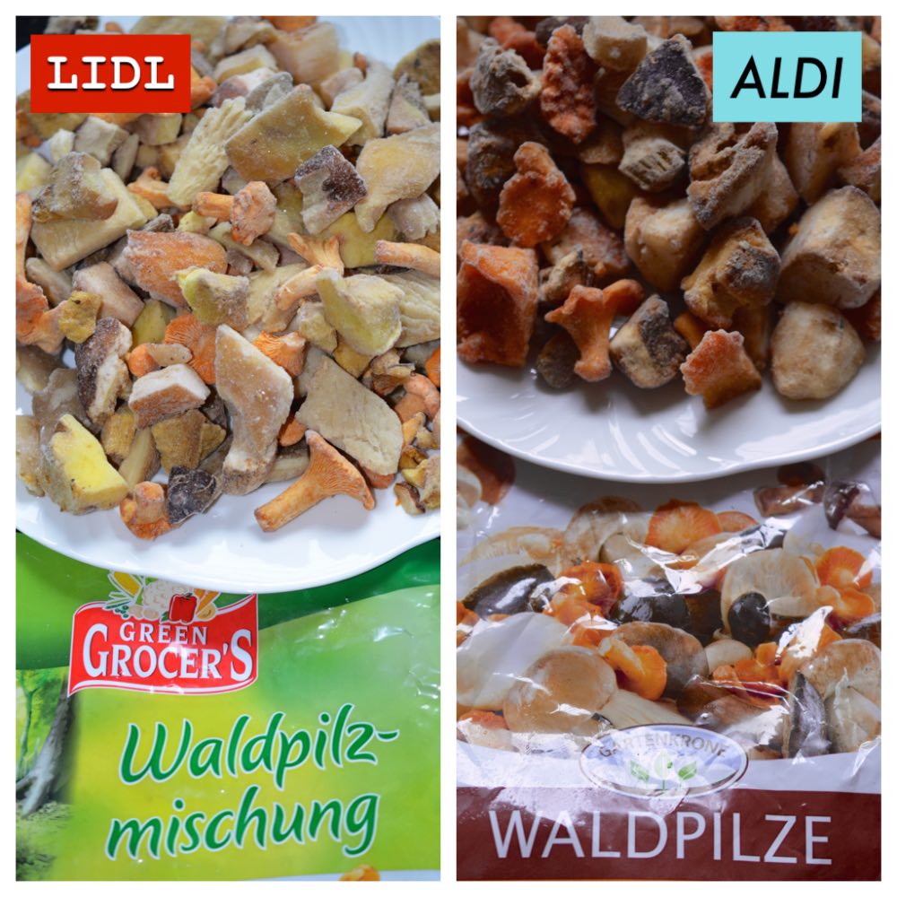 Das rechte Foto ist leider etwas zu dunkel geworden. Aber die Pilze sehen was anders aus, sieht man auf den weiteren Fotos