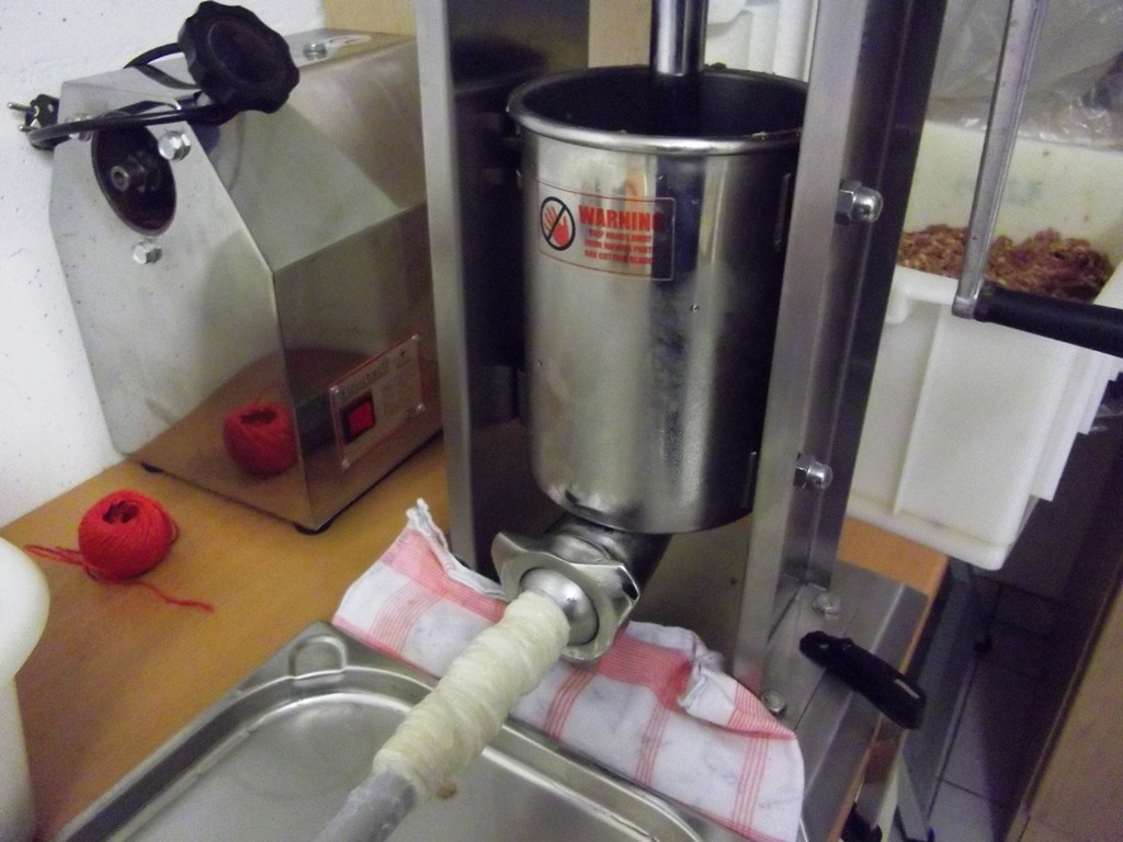 Der Füllzylinder schwitzt bei 2°C Brättemperatur