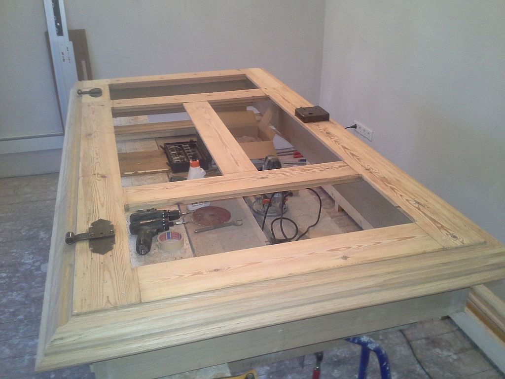 Da sind ein Teil der Beschläge