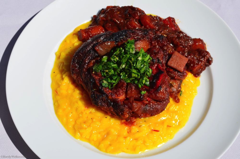 Mein Hauptgang Ossobuco ala Milanese
