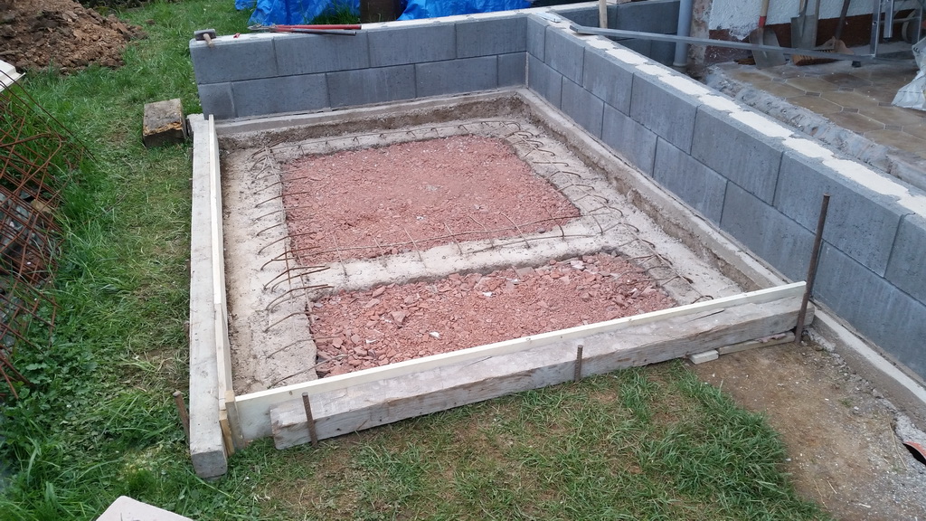 Fundament ist betoniert