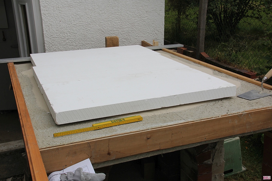 Promatplatten verlegt