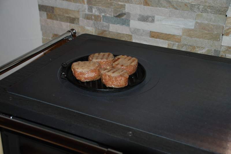 Frikadellen nach dem ersten drehen