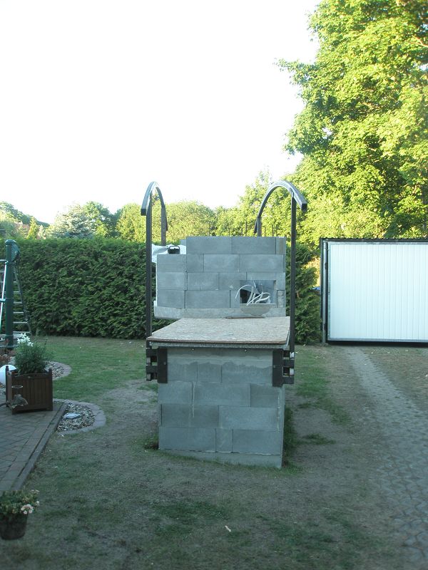 es bleibt nix gerades oder paralleles am OFen