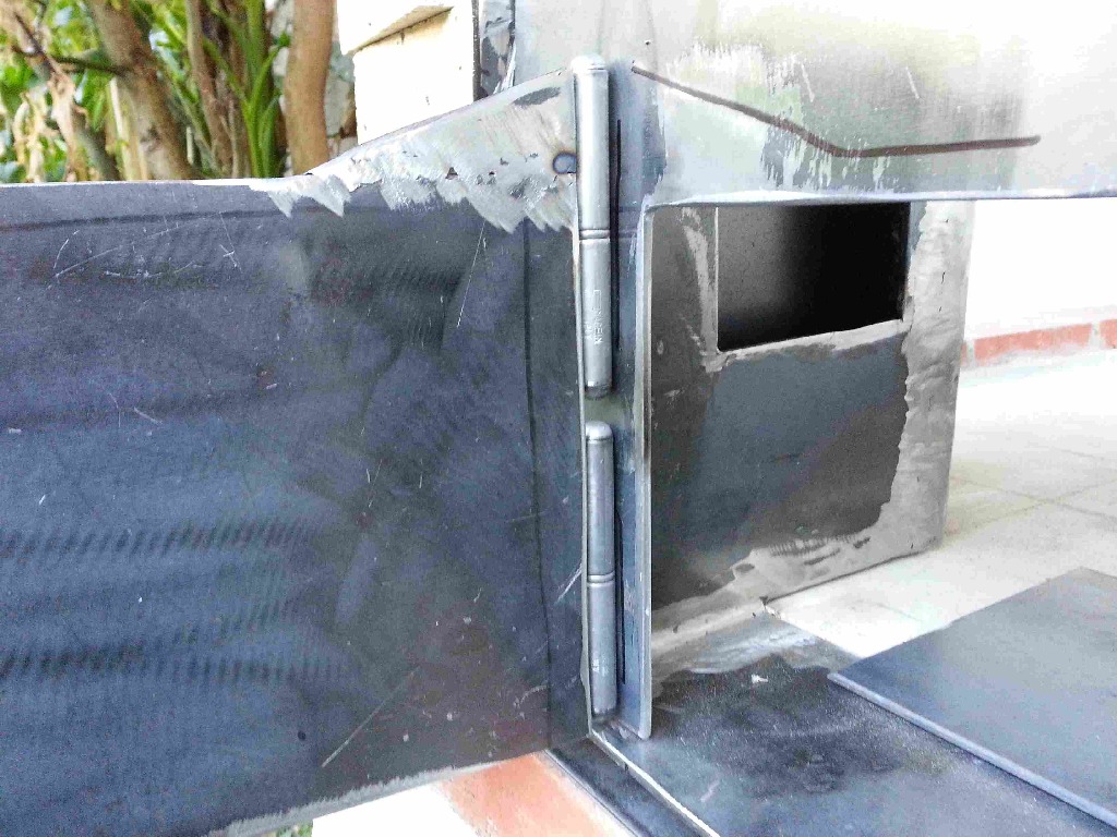 Heute die innere Tür gebaut