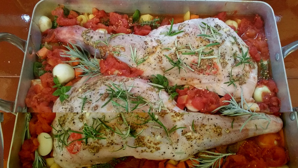 So ging es in den Ofen