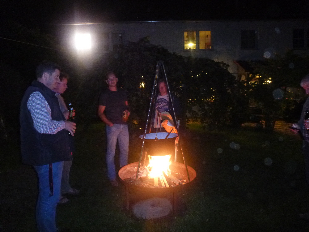 geselliges Ründchen am Abend