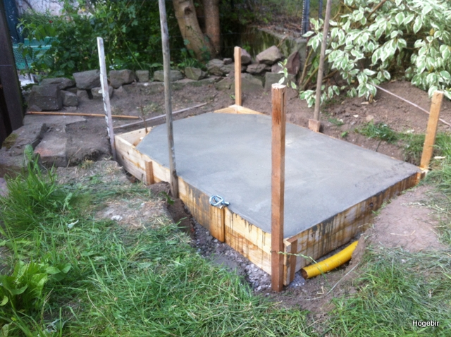 Bodenplatte ist fertig