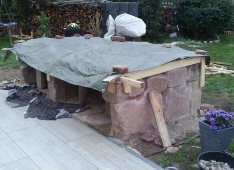 noch schnell abgedeckt