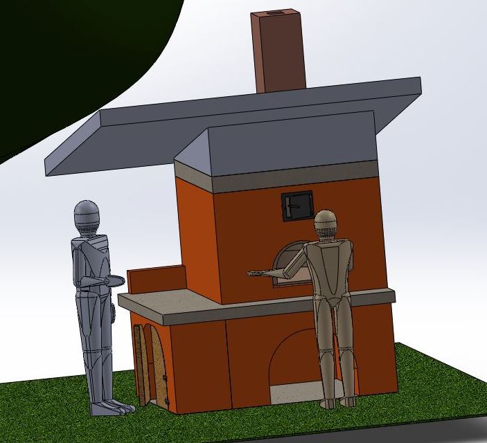 Pultdach mit 15 Grad Neigung