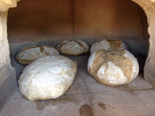 So langsam wird es dem Brot warm