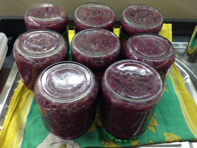 8 Gläser legga Rotkraut.......