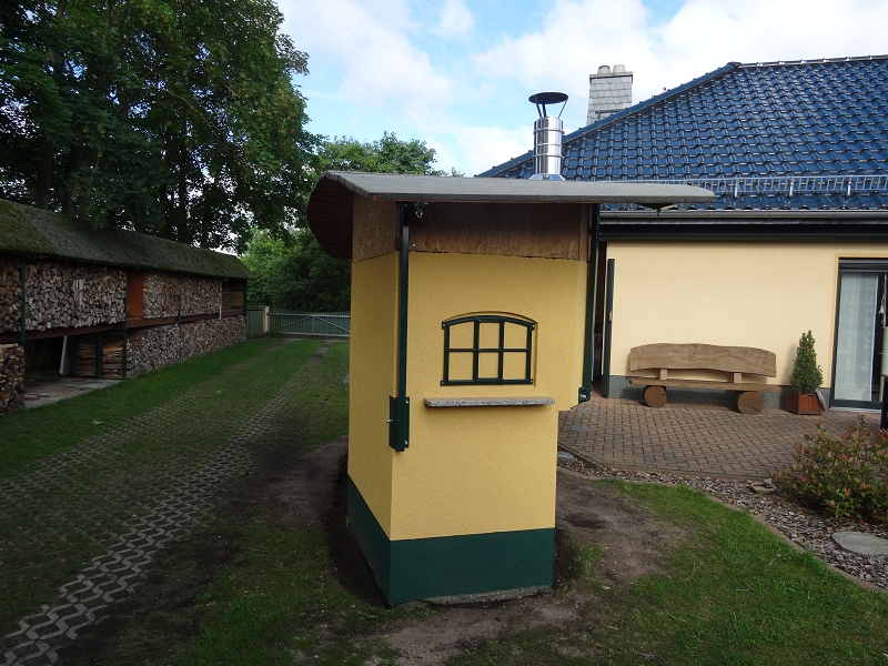Gruß aus Polen, Fenster auch von dort, hier gepulvert