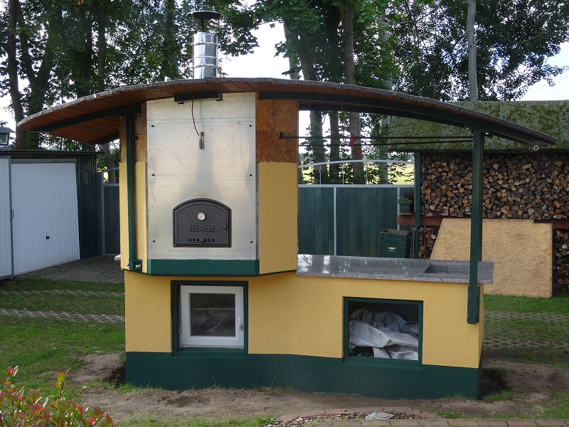 endlich, verputzt, sieht gut aus