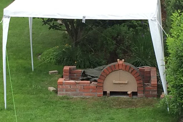 Der erste Bogen, war schon aufregend die Schalung wieder zu entfernen.