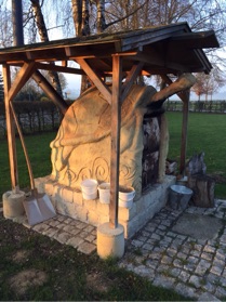 Lehmbackofen "Schildkröte"