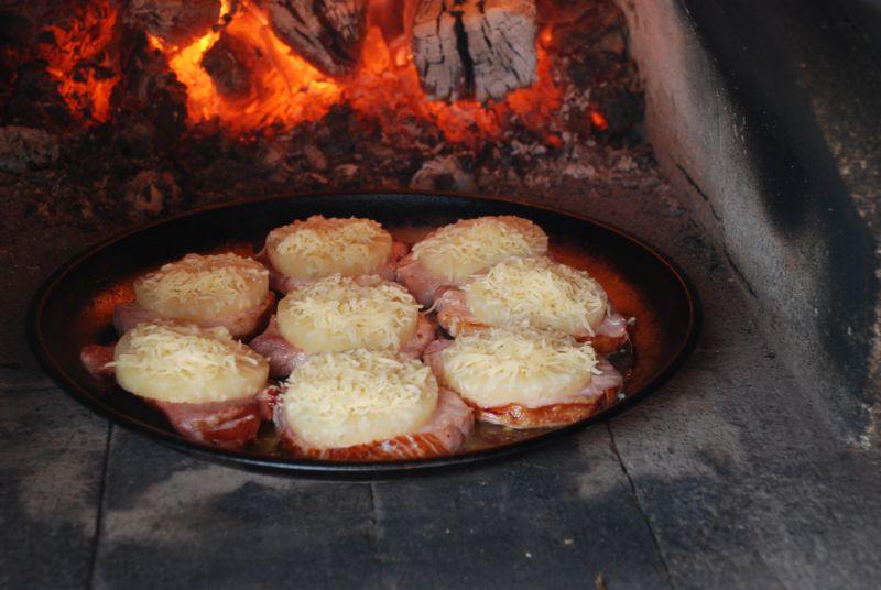 Während dem überbacken