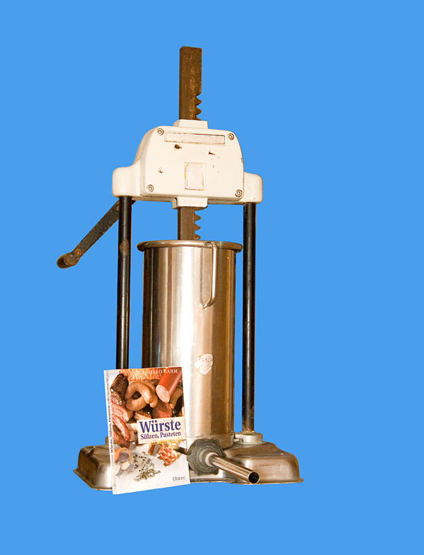 mein 9l Dick Wurstfüller für 'ne schmale Mark in der Bucht geschossen