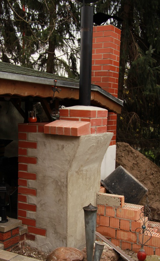 Räucherofen von außen