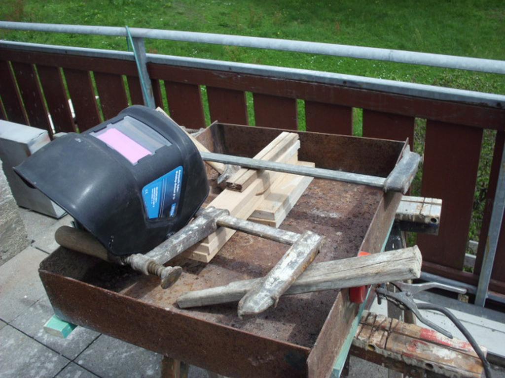 Seitenteil wieder am einschweissen