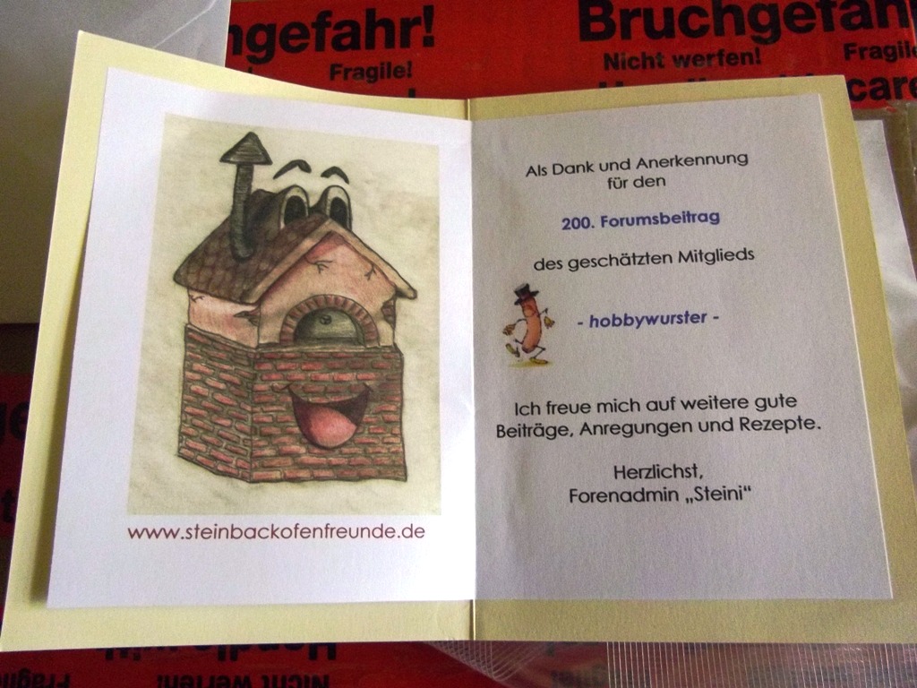 Mit &quot;Urkunde&quot;