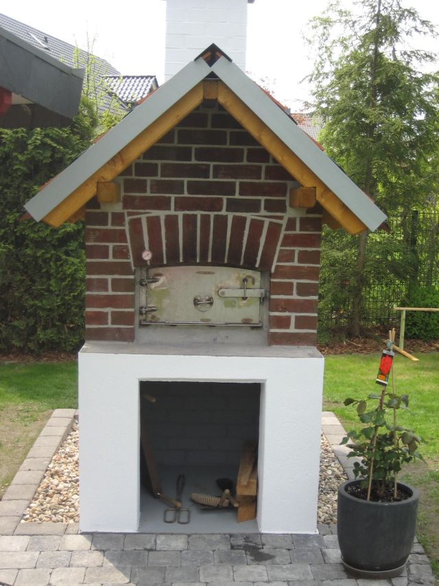 Der fertige Ofen.