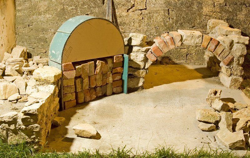 mein Eheweib glaubt, der Bogen könne einstürzen - ich nicht!