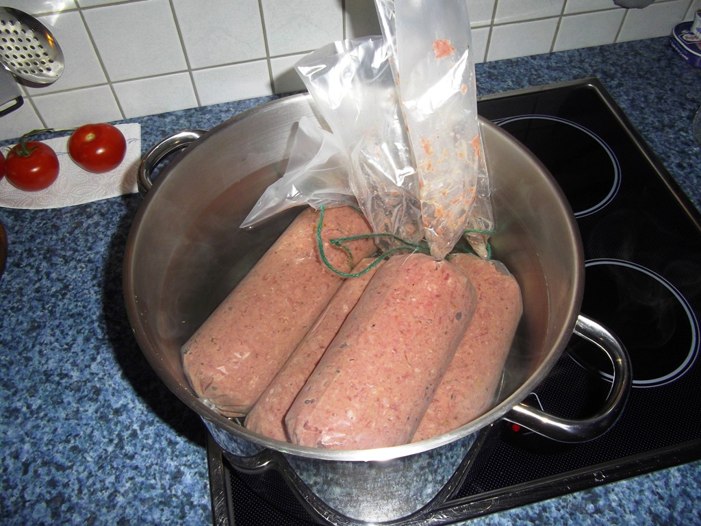 Beim Brühen....